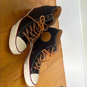 Converse Gray Wedge High Tops